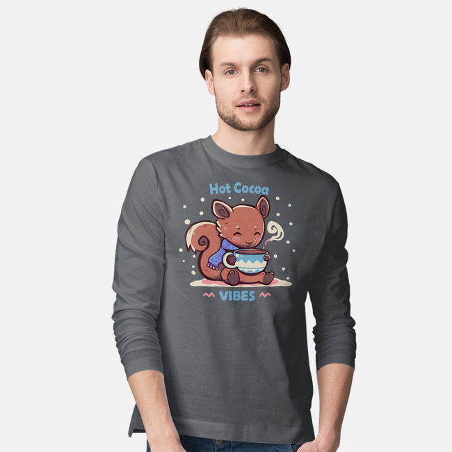 Hot Cocoa Vibes-mens long sleeved tee-TechraNova