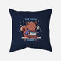 Hot Cocoa Vibes-none removable cover w insert throw pillow-TechraNova