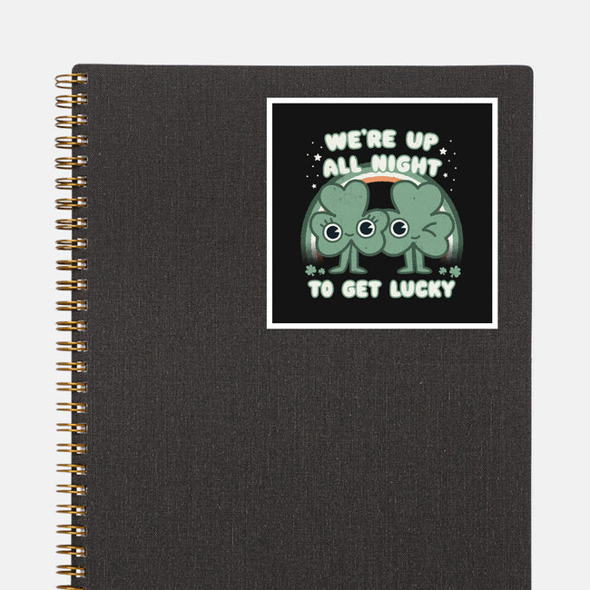 Shamrock Get Lucky-none glossy sticker-Weird & Punderful