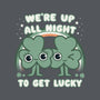 Shamrock Get Lucky-none beach towel-Weird & Punderful