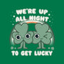 Shamrock Get Lucky-none stretched canvas-Weird & Punderful
