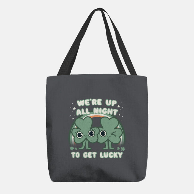 Shamrock Get Lucky-none basic tote bag-Weird & Punderful