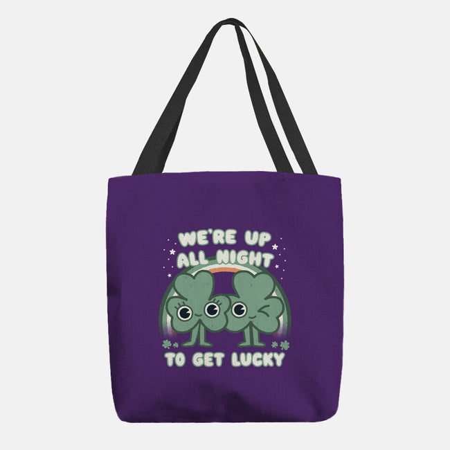 Shamrock Get Lucky-none basic tote bag-Weird & Punderful