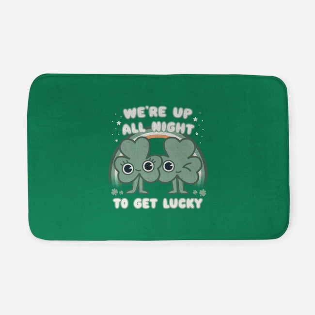 Shamrock Get Lucky-none memory foam bath mat-Weird & Punderful