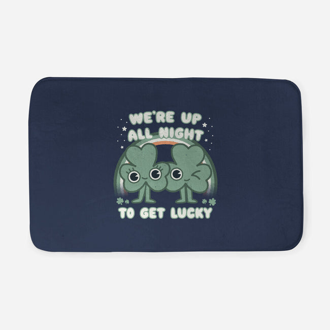 Shamrock Get Lucky-none memory foam bath mat-Weird & Punderful