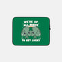 Shamrock Get Lucky-none zippered laptop sleeve-Weird & Punderful