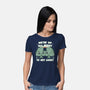 Shamrock Get Lucky-womens basic tee-Weird & Punderful