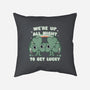 Shamrock Get Lucky-none removable cover throw pillow-Weird & Punderful