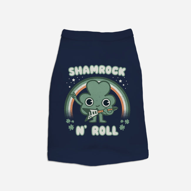 Shamrock N Roll-cat basic pet tank-Weird & Punderful