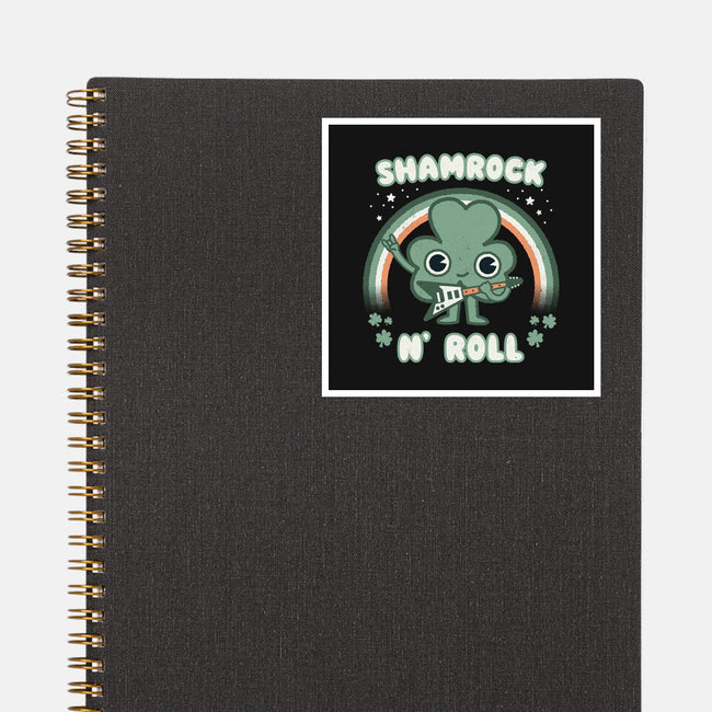 Shamrock N Roll-none glossy sticker-Weird & Punderful