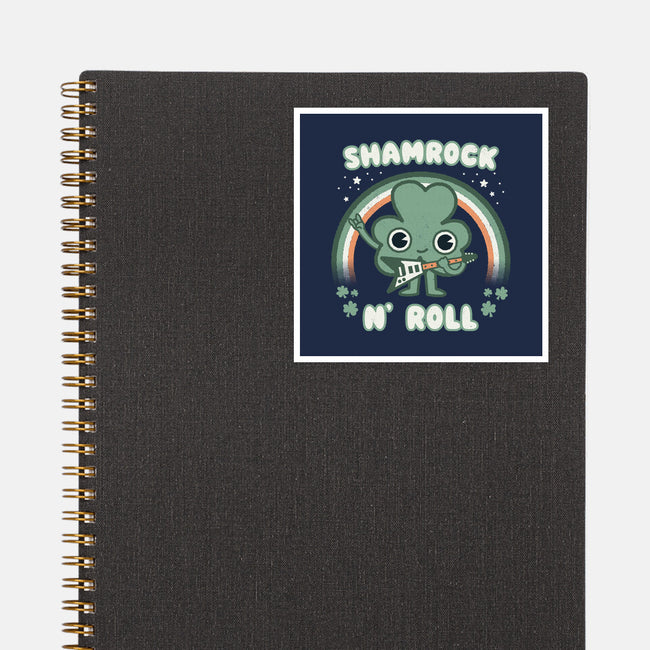 Shamrock N Roll-none glossy sticker-Weird & Punderful