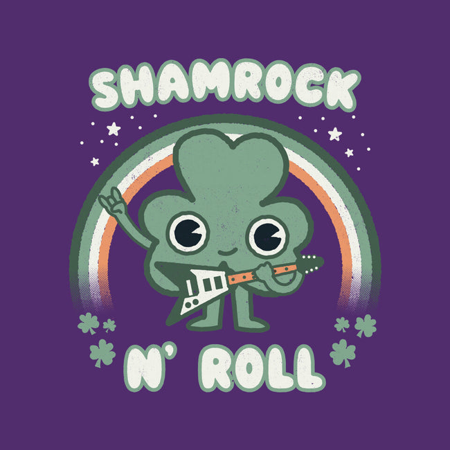 Shamrock N Roll-womens fitted tee-Weird & Punderful