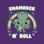 Shamrock N Roll-womens fitted tee-Weird & Punderful