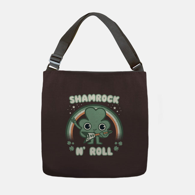 Shamrock N Roll-none adjustable tote bag-Weird & Punderful