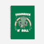 Shamrock N Roll-none dot grid notebook-Weird & Punderful