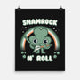 Shamrock N Roll-none matte poster-Weird & Punderful