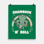 Shamrock N Roll-none matte poster-Weird & Punderful