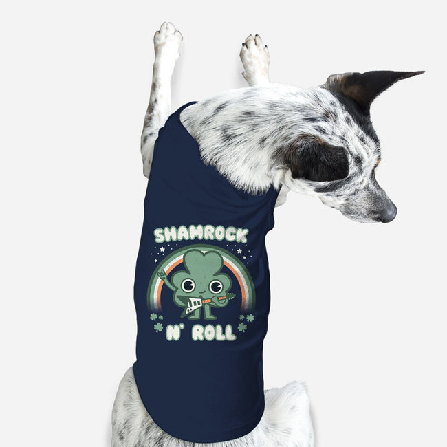 Shamrock N Roll-dog basic pet tank-Weird & Punderful