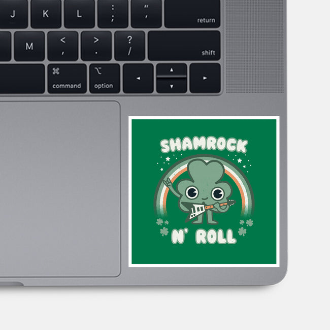 Shamrock N Roll-none glossy sticker-Weird & Punderful