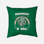 Shamrock N Roll-none removable cover w insert throw pillow-Weird & Punderful