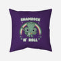 Shamrock N Roll-none removable cover throw pillow-Weird & Punderful