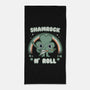 Shamrock N Roll-none beach towel-Weird & Punderful