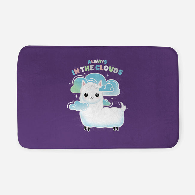 Always In The Clouds-none memory foam bath mat-IKILO