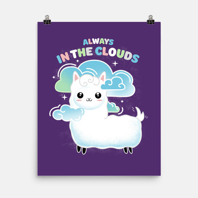 Always In The Clouds-none matte poster-IKILO
