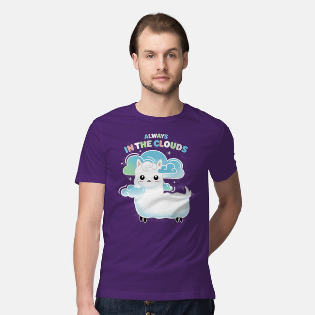 Always In The Clouds-mens premium tee-IKILO