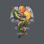 Dragon Caduceus-none removable cover w insert throw pillow-Vallina84