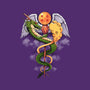 Dragon Caduceus-none removable cover w insert throw pillow-Vallina84