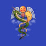 Dragon Caduceus-none drawstring bag-Vallina84