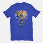 Dragon Caduceus-womens fitted tee-Vallina84