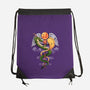 Dragon Caduceus-none drawstring bag-Vallina84