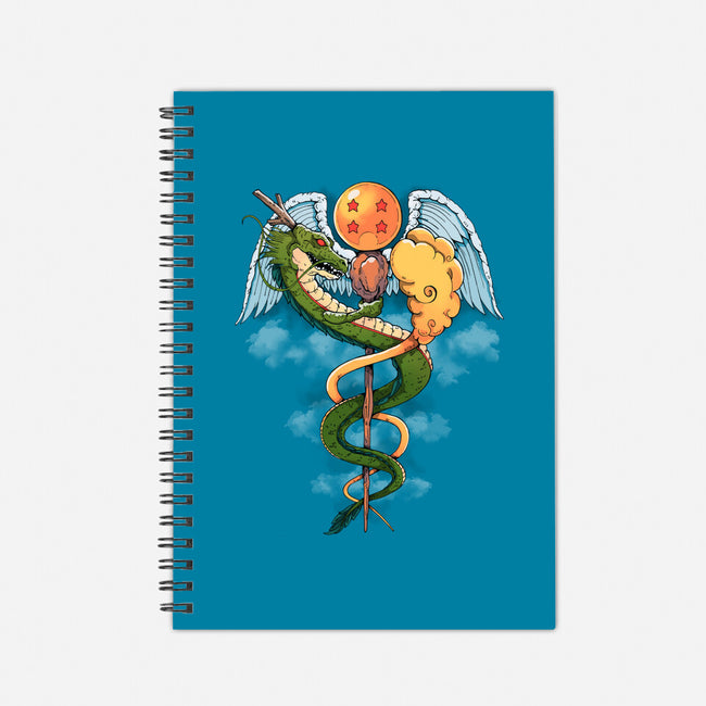 Dragon Caduceus-none dot grid notebook-Vallina84