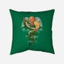Dragon Caduceus-none removable cover w insert throw pillow-Vallina84