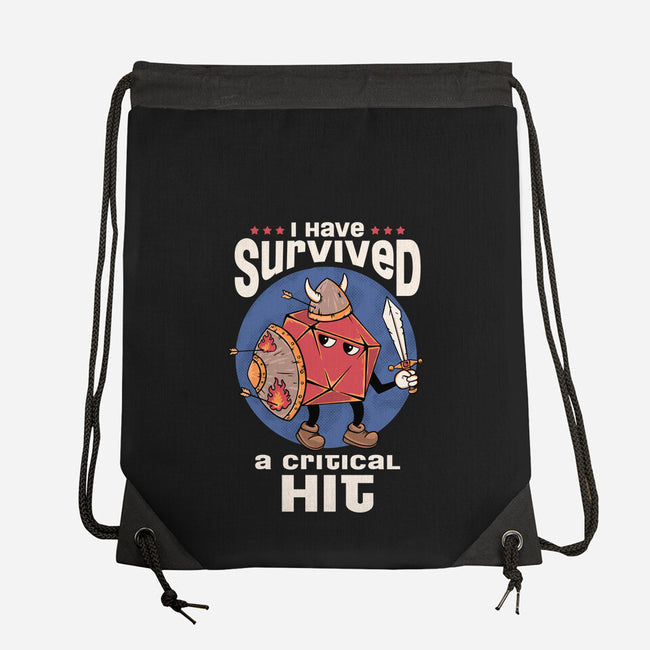 Critical Hit Survivor-none drawstring bag-marsdkart