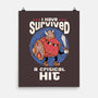 Critical Hit Survivor-none matte poster-marsdkart