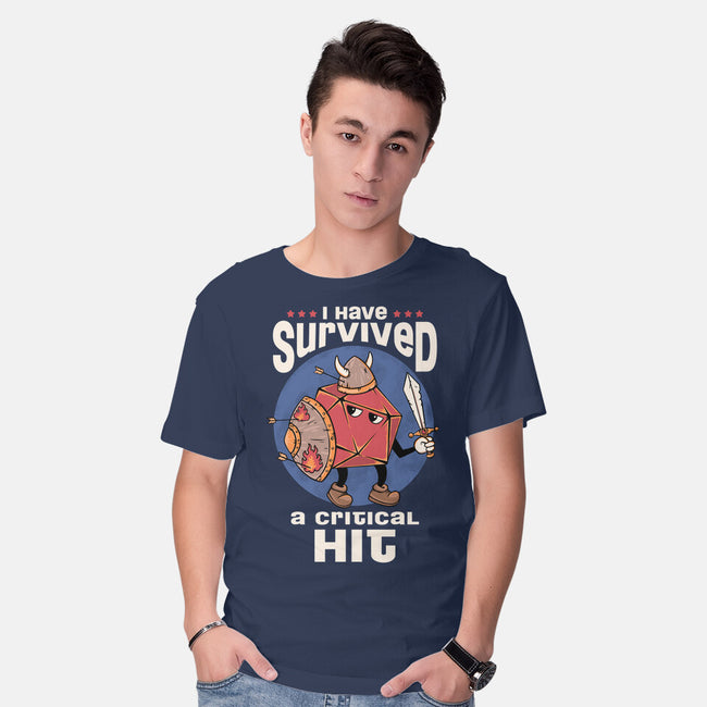 Critical Hit Survivor-mens basic tee-marsdkart