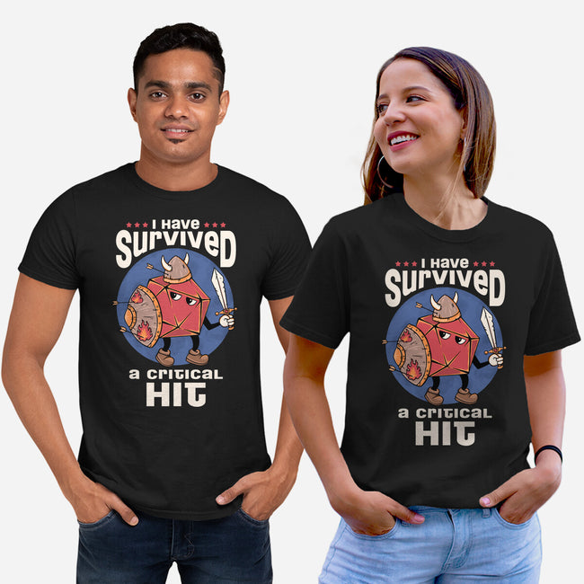 Critical Hit Survivor-unisex basic tee-marsdkart
