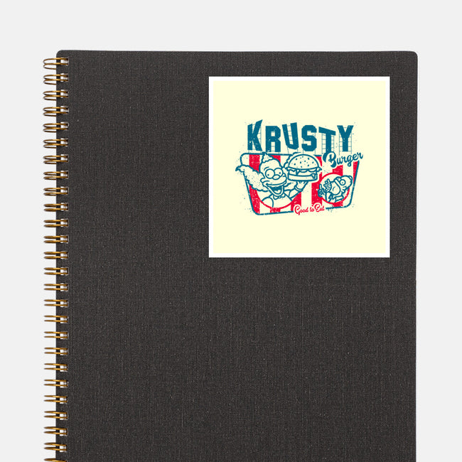 Krusty Burger-none glossy sticker-se7te