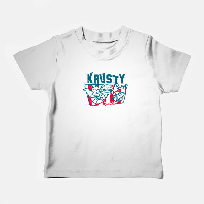 Krusty Burger-baby basic tee-se7te