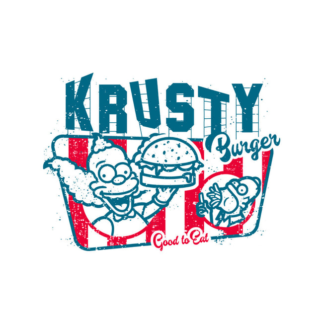 Krusty Burger-womens v-neck tee-se7te