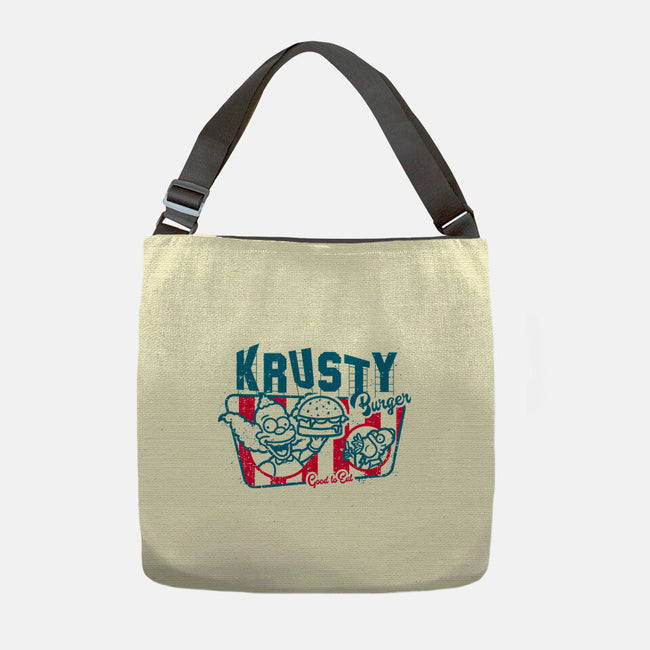 Krusty Burger-none adjustable tote bag-se7te