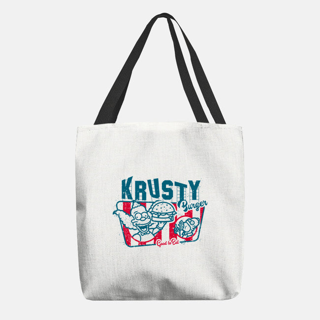 Krusty Burger-none basic tote bag-se7te