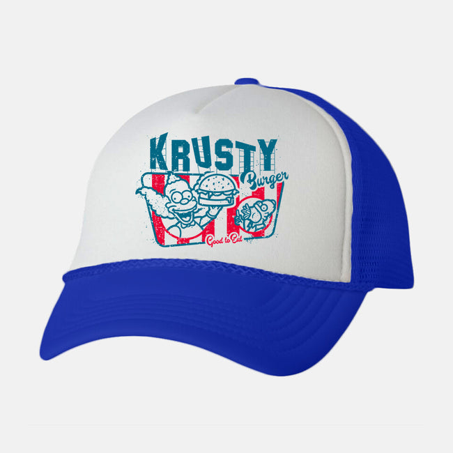 Krusty Burger-unisex trucker hat-se7te
