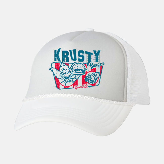 Krusty Burger-unisex trucker hat-se7te