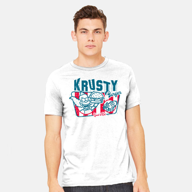 Krusty Burger-mens heavyweight tee-se7te