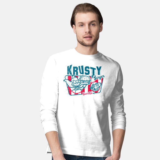 Krusty Burger-mens long sleeved tee-se7te