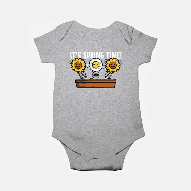 It's Spring Time-baby basic onesie-krisren28